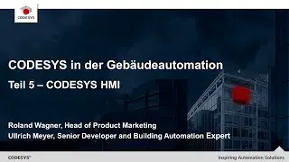 CODESYS in der Gebäudeautomation – Teil 5 – CODESYS HMI