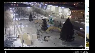 Ледовый городок в Екб 2018