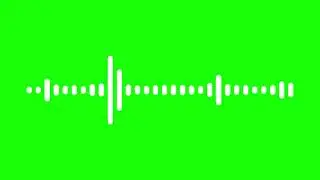 Green Screen:  Digital Sound Waves Animation:  No Copyrights