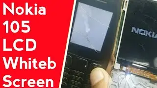 Nokia 105 TA 1034 LCD White display solution Raza Mobile Repairing