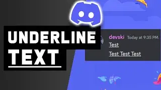 How To Underline Text in Discord