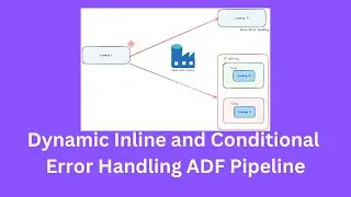 Azure Data Pipeline for Dynamic Inline Error Handling | Data Engineering | Azure Data Factory | SQL