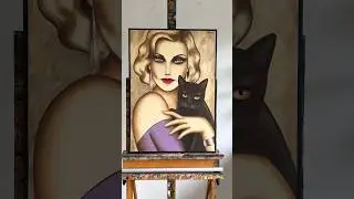 #Schminktipps für #Katzen aus meinem Atelier 😺🎨 #retrostyle #vintagestyle #retrofashion