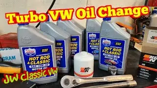TURBO VW Beetle Oil Change