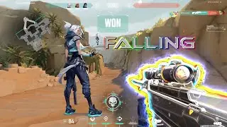 🎵Falling Music!!! ☄️ (Valorant Montage)#💯IQ kills