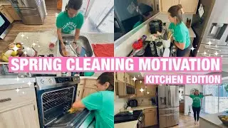 Kitchen Cleaning Motivation | Spring Cleaning Motivation 🌸