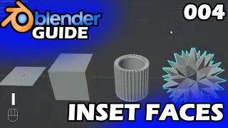 WIE FUNKTIONIERT INSET FACES? 🏆 The Blender Guide (Blender Tutorial Deutsch / German) [S1-E004]