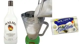 The Best Frozen Pina Colada! Virgin or Alcoholic 🍸#frozendrinks