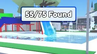 I Found 55 Out of 75 Crayons in Roblox Find the Crayons! 🖍️