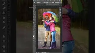 Rain dropdown effect using Photoshop  