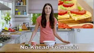 How to make easy,  no-knead Focaccia! Dairy free too!