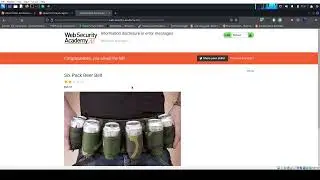 Information disclosure in error messages -- Port Swigger Academy