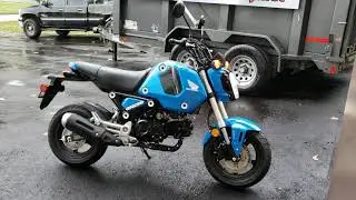 2022 Blue Honda Grom MSX125
