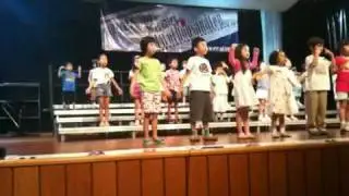 Jo singing in chapel