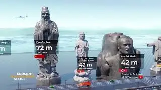 Размеры крупнейших статуй мира