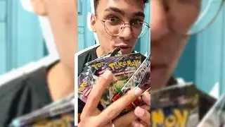 ABRINDO 10 PACOTES DE POKEMON EM 1 MINUTO