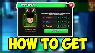 HOW TO REROLL STATS in ANIME VANGUARDS | HOW TO STAT REROLL UNITS in ANIME VANGUARDS (Roblox)