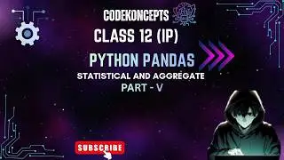 Statistical & Aggregate Functions of Pandas