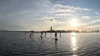 20 апреля 2024 г. SUP-закат на разливе на Рыбацкой деревне