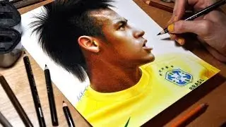 Drawing Neymar Júnior