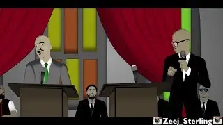 Gino Jennings Ushers Mr Vegas out of God's House [Jamaican Cartoon]