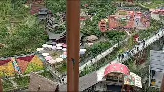 Yang Takut Ketinggian Jangan Lihat | Naik Gondola di Asia Afrika