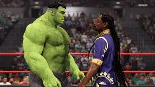 Snoop Dogg Challenges Hulk in WWE | Hulk vs Snoop Dogg | WWE Raw 18th December 2023