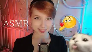АСМР Звуки рта, поцелуйчики и шëпот для сна на Таскам☺❤