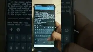 cricket game using python
