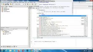 Java the complete Reference Ninth Edition (Chapter 33) Example (1) Create a Main Menu