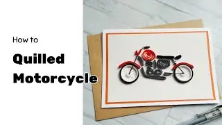 Paper Quilling Motorcycle tutorial