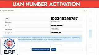 UAN Number Activation in Telugu  |