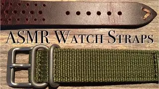 ASMR Watch Straps (soft speaking, tinkering, crinkles)