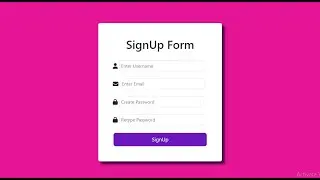 How to make SignUp Form using PHP MySQL | Xampp