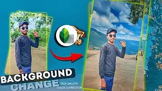 Instagram Trending Background Change Photo Editing 😍|| Cloud Add In Photo || tNk ka tech ||