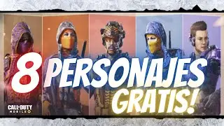 Como Conseguir 8 PERSONAJES GRATIS! Temporada 3 | COD Mobile | Rido