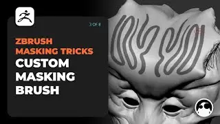 Creating a custom SHARP mask in ZBrush