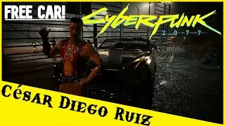 Cyberpunk 2077, César Diego Ruiz Fight! + Free Car
