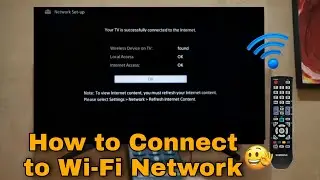 Sony Bravia TV : How to connect to Wi-Fi Network