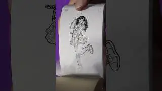 王霏霏 'TOOOOO BUSY'  Dance, Flipbook Style(ai+cg)  source: ChernyYo  animation #challenge