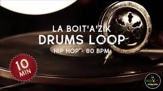 Smooth Rap / Hip Hop - DRUMS LOOP - 80 BPM