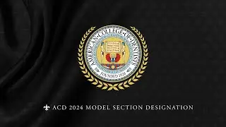 ACD 2024 Model Section Designation