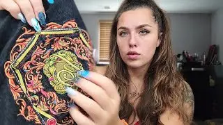 ASMR- HARD AGGRESSIVE Fabric Scratching!!!! (Embroidered Skirt)
