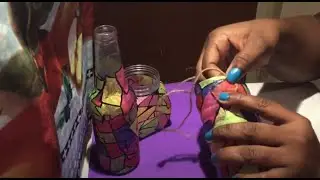 DIY Faux Stained Glass