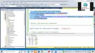 Table Level Data Encryption & Decryption by Encrypt/Decrypt ByPassPhrase in Hindi 