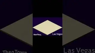Minicities: Las Vegas speedbuild #city #minecraft #theotown #citybuilder #art