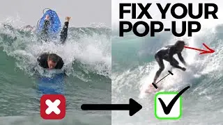 Pop-Up On A Surfboard (Slow Motion Analysis)