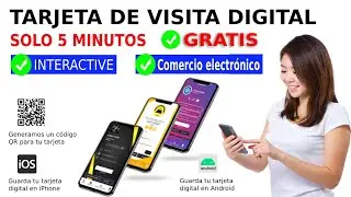 Cómo hacer una tarjeta de presentación digital gratis | Tarjeta De Visita Digital
