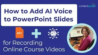 How to Add AI Voice in PowerPoint - for Online Course Videos
