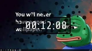 Simple animated HTML clock • works well with Wallpaper Engine